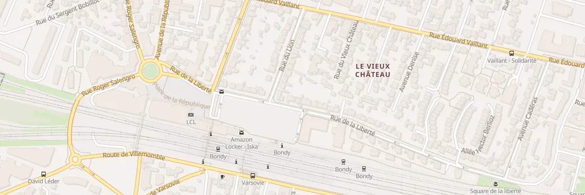 Plan du 29 Rue de la Liberté à Bondy