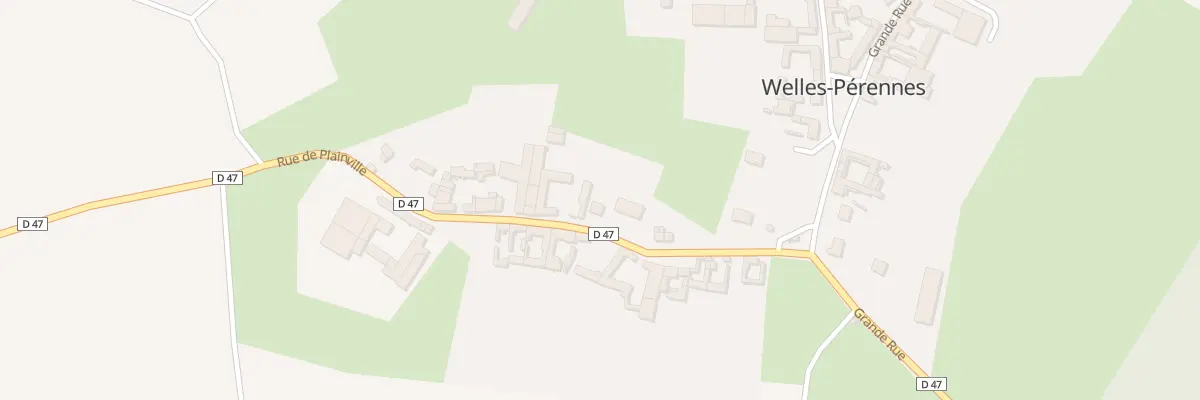 Plan du 6 Rue de Plainville à Welles-Pérennes