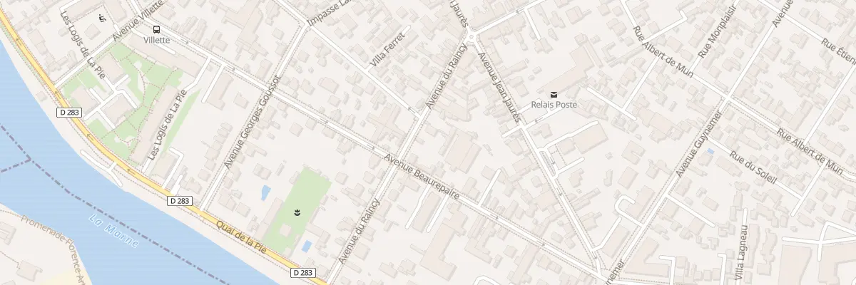Plan du 15 Av du Raincy à Saint-Maur-des-Fossés