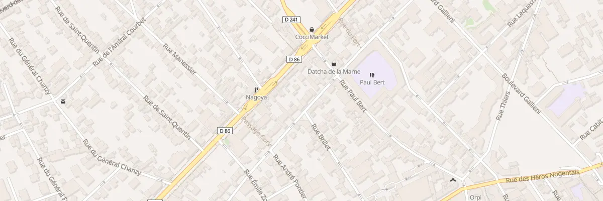Plan du 47 Rue Théodore Honoré à Nogent-sur-Marne