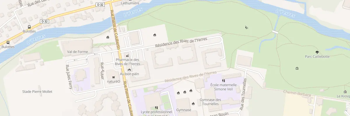 Plan du 2 Rue Pierre de Coubertin à Yerres