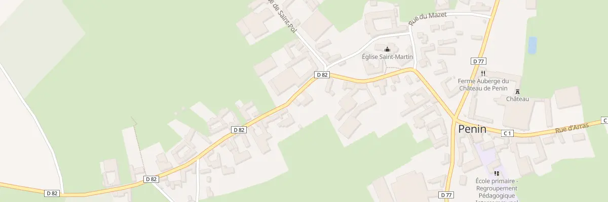 Plan du 18 Rue de Maizières à Penin