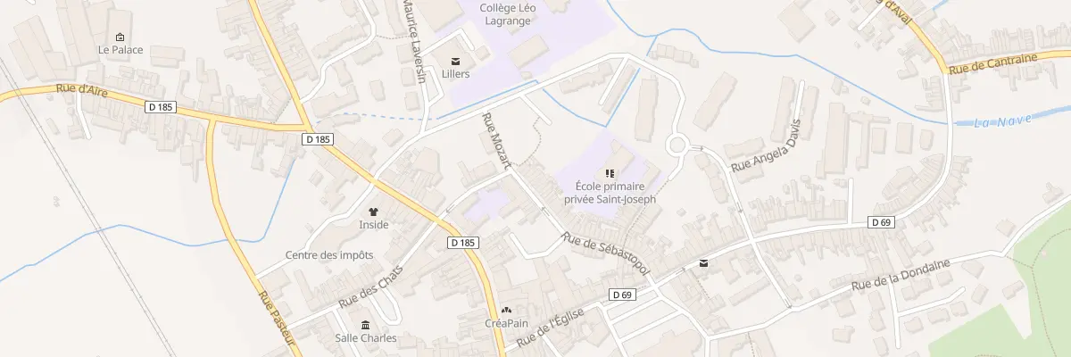 Plan du 8 Rue de Sébastopol à Lillers