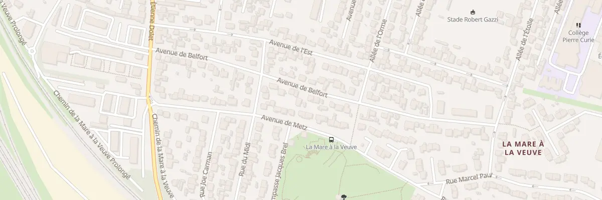 Plan du 42 Av de Belfort à Bondy
