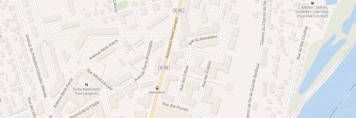 Plan du 2 Rue des Frênes à Corbeil-Essonnes