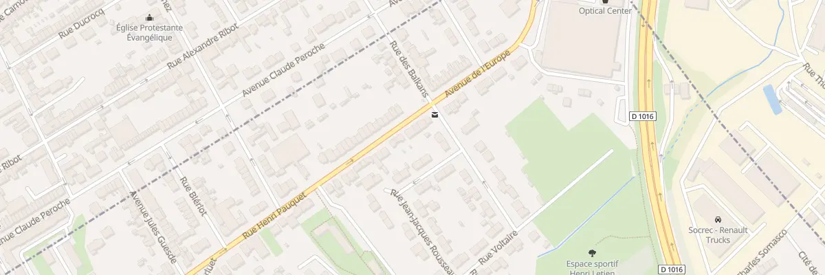 Plan du 5 Rue Henri Pauquet à Creil