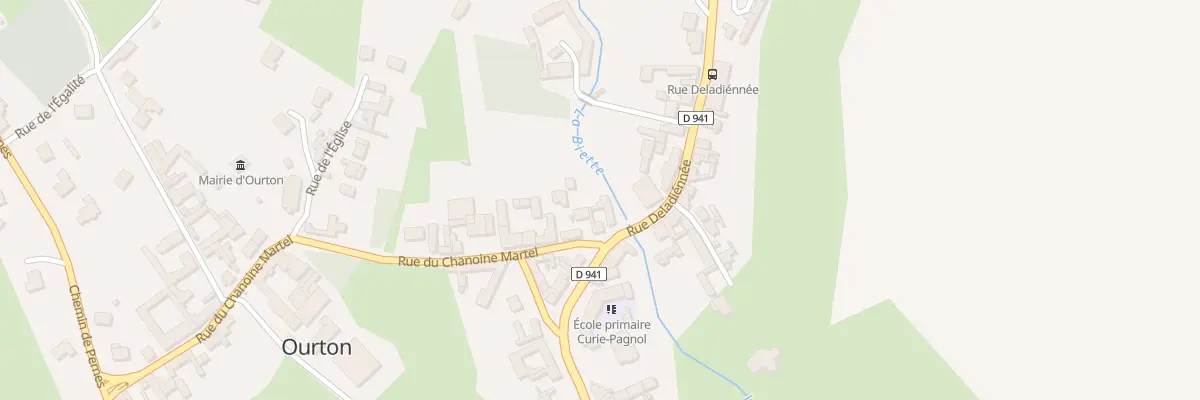 Plan du 6 Rue du Chanoine Martel à Ourton