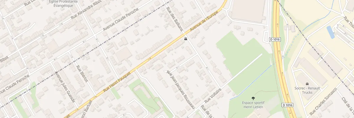 Plan du 27 Rue Jean Jacques Rousseau à Creil