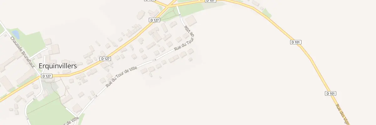Plan du 424 Rue du Tour de Ville à Erquinvillers