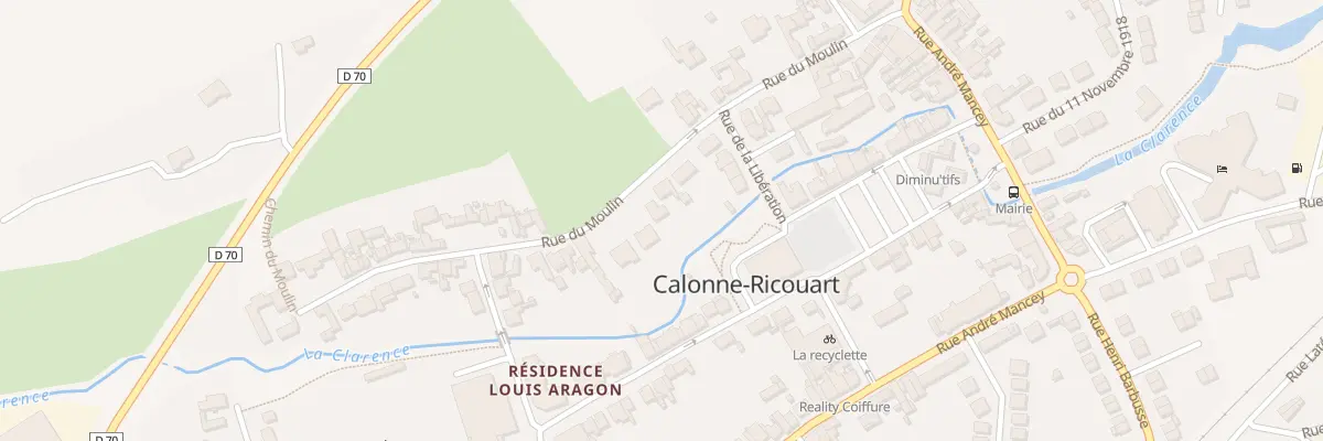 Plan du 19 Rue du Moulin à Calonne-Ricouart