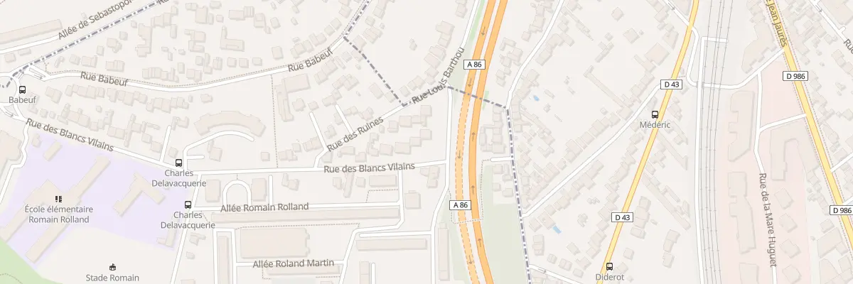 Plan du 115B Rue des Blancs Vilains à Montreuil