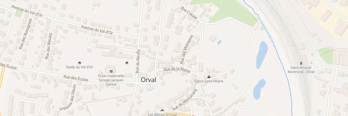 Plan du 7 Rue des Moineaux à Orval