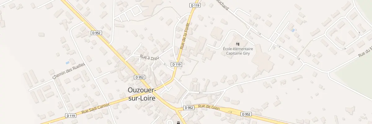 Plan du 20 Rue de la Forêt à Ouzouer-sur-Loire