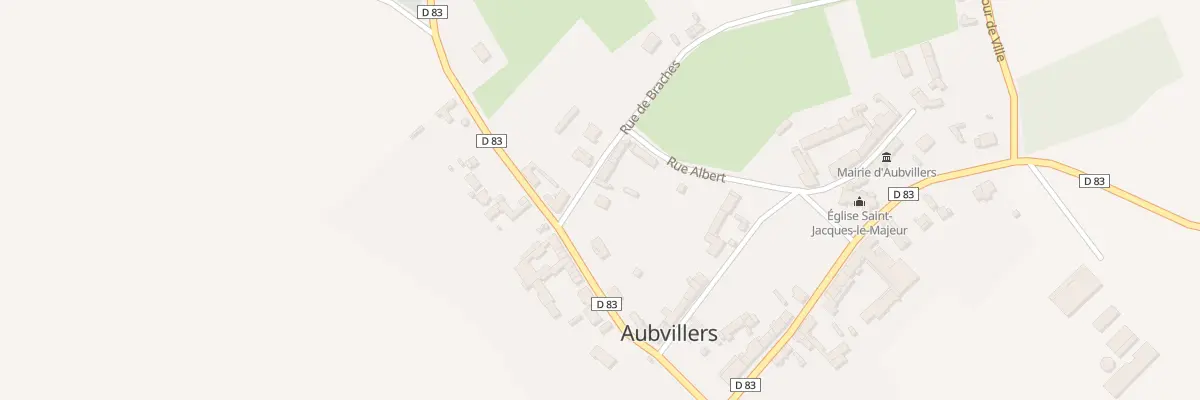 Plan du 27 Rue de Braches à Aubvillers