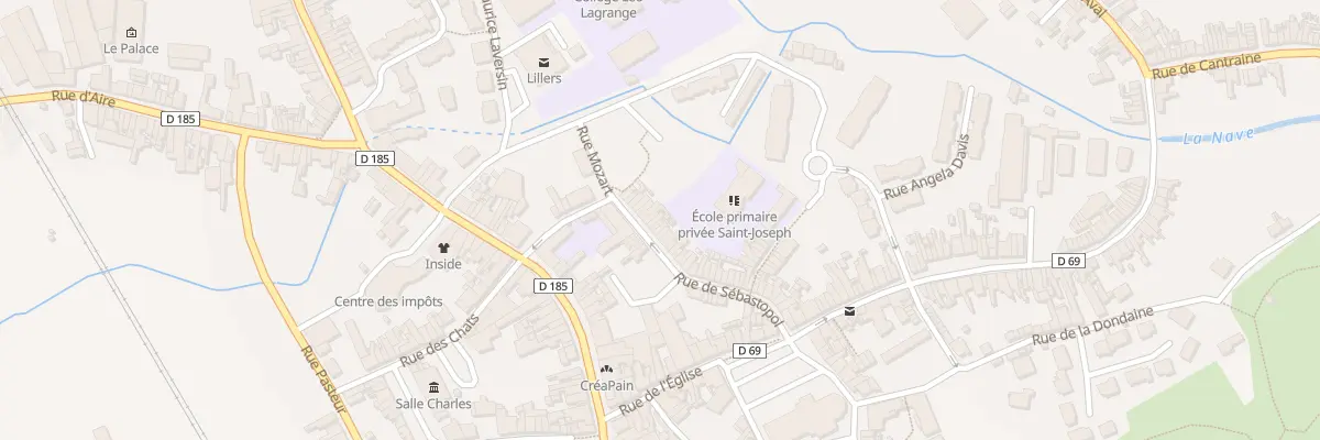 Plan du 16 Rue de Sébastopol à Lillers