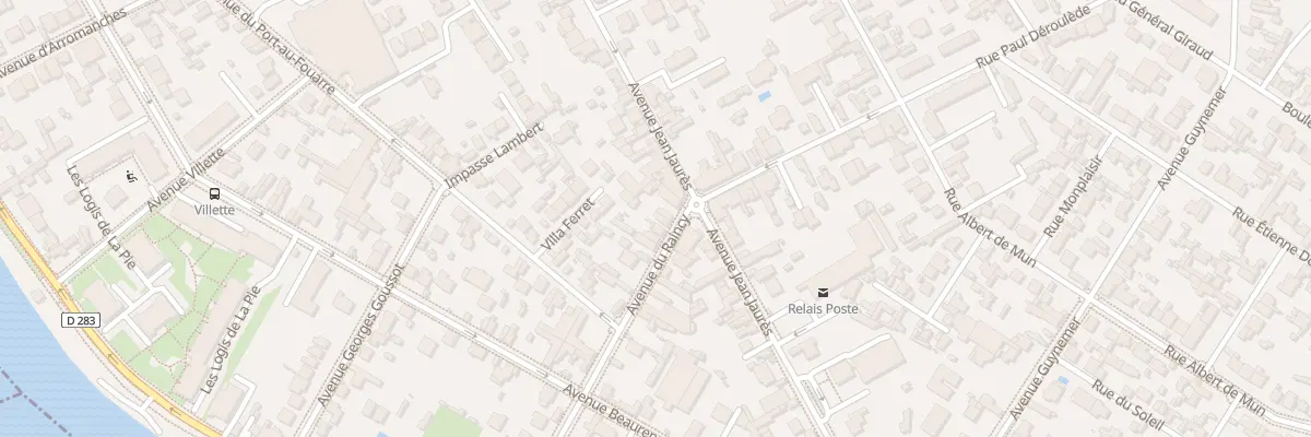Plan du 6B Av du Raincy à Saint-Maur-des-Fossés