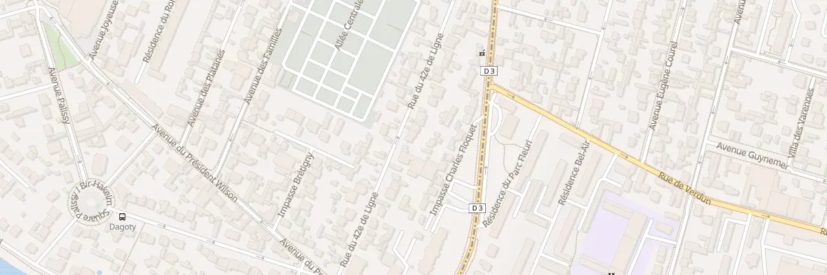 Plan du 33 Rue du 42é de Ligne à Joinville-le-Pont
