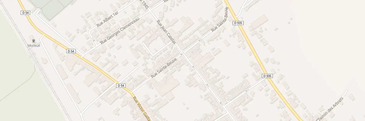 Plan du 117 Rue Veuve Thibauville à Moreuil
