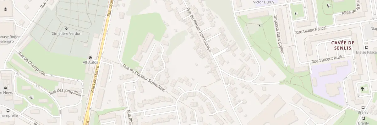 Plan du 54 Rue du Plessis Pommeraye à Creil