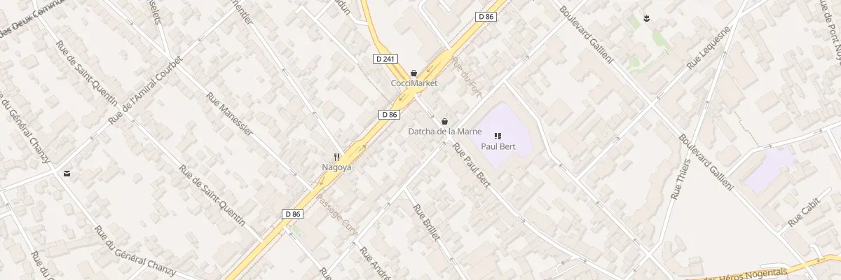 Plan du 57 Rue Théodore Honoré à Nogent-sur-Marne