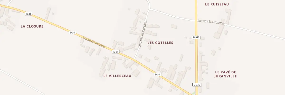 Plan du 4 Les Cotelles à Juranville