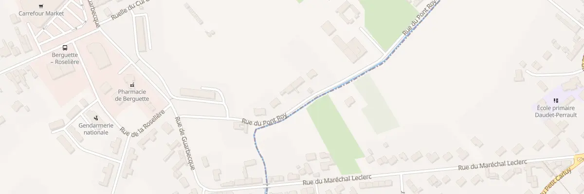 Plan du 21 Rue du Pont Roy à Isbergues