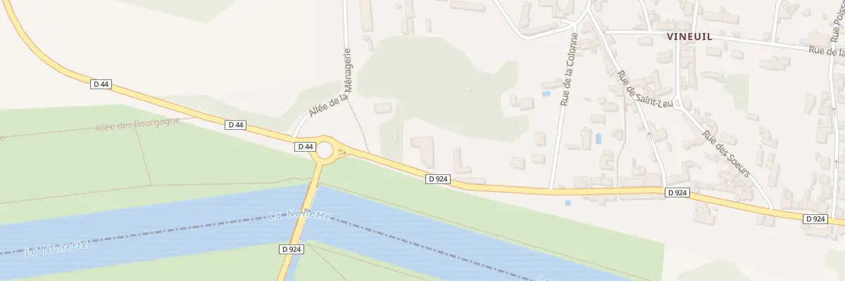 Plan du 1 Rue de Chantilly à Vineuil-Saint-Firmin