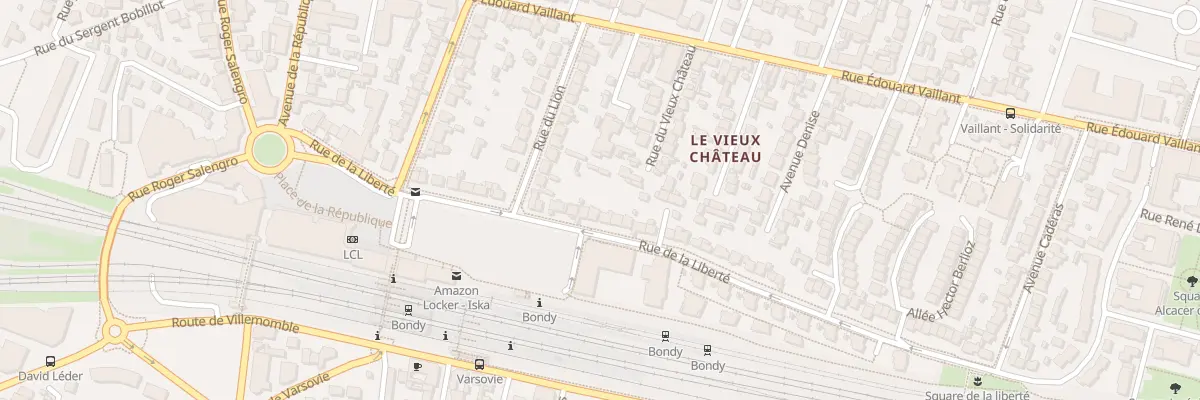 Plan du 35 Rue de la Liberté à Bondy