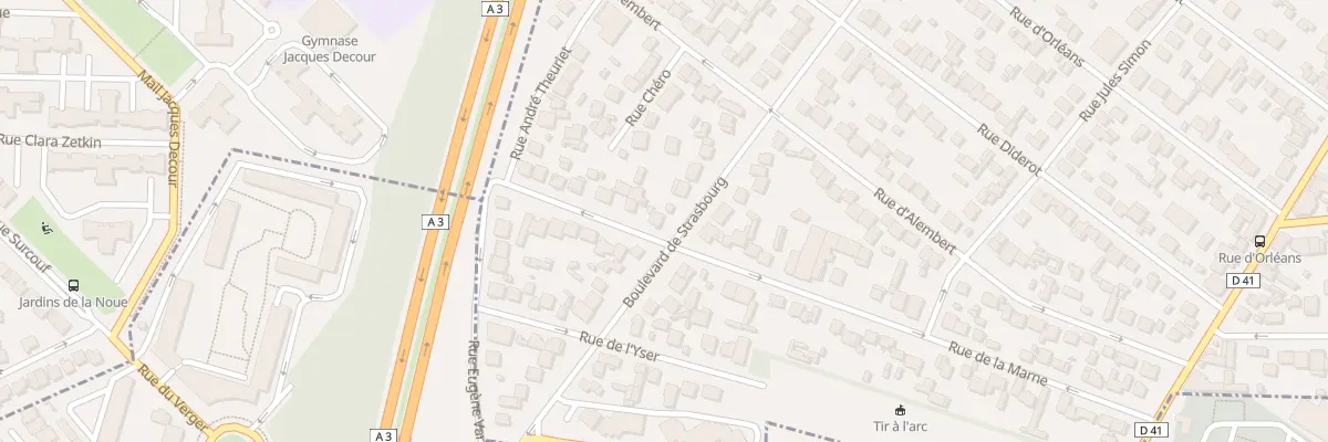 Plan du 48 Rue de la Marne à Aulnay-sous-Bois