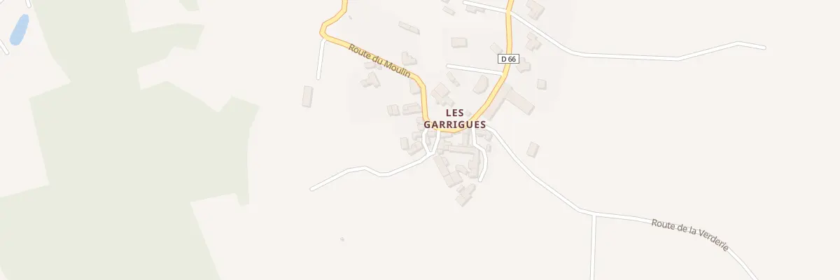Plan du 5289 Les Garrigues à Manhac