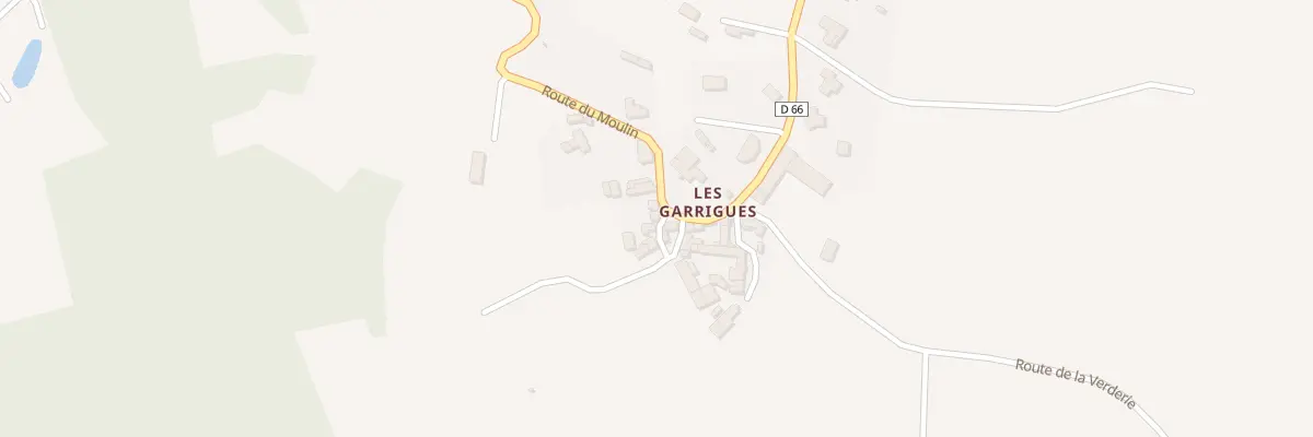 Plan du 5164 Les Garrigues à Manhac