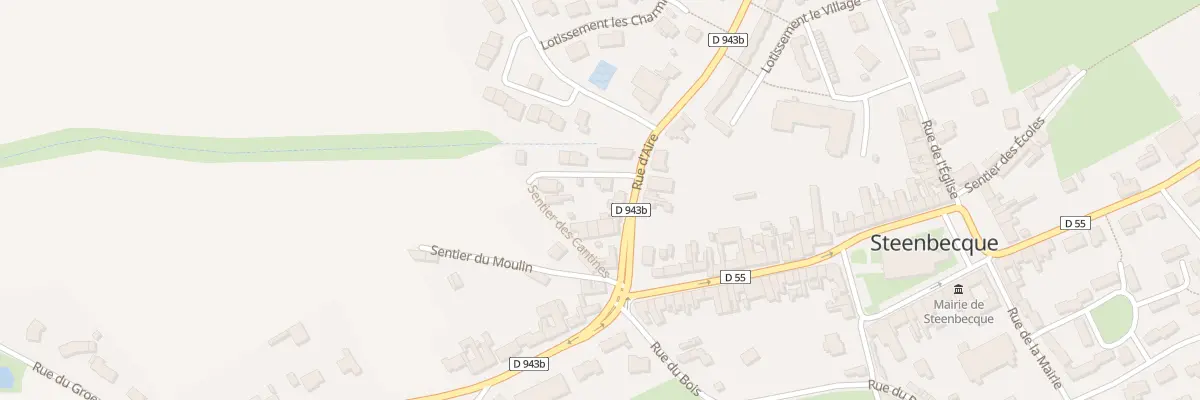 Plan du 68 Rue d’Aire à Steenbecque