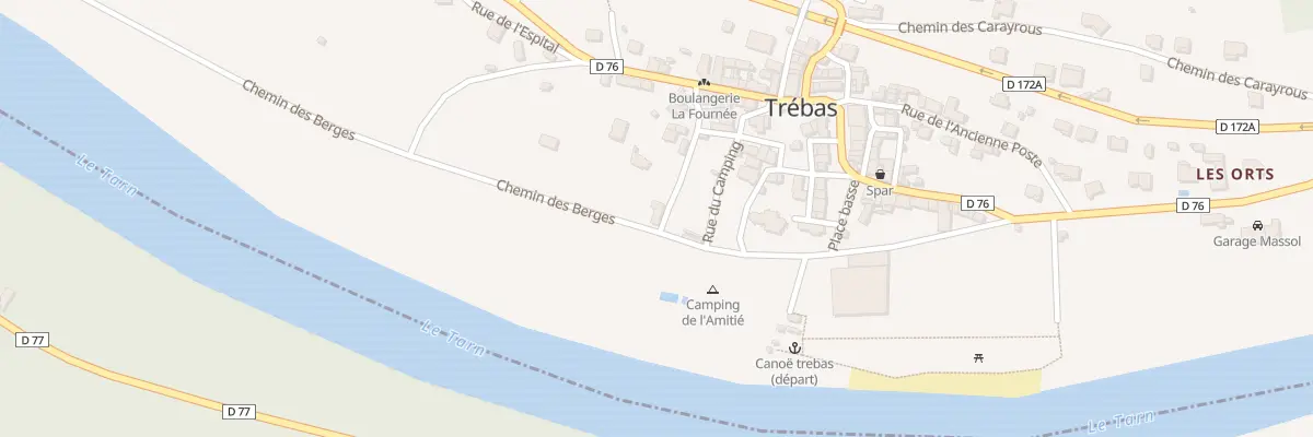 Plan du 10 Rue de La Laiterie à Trébas