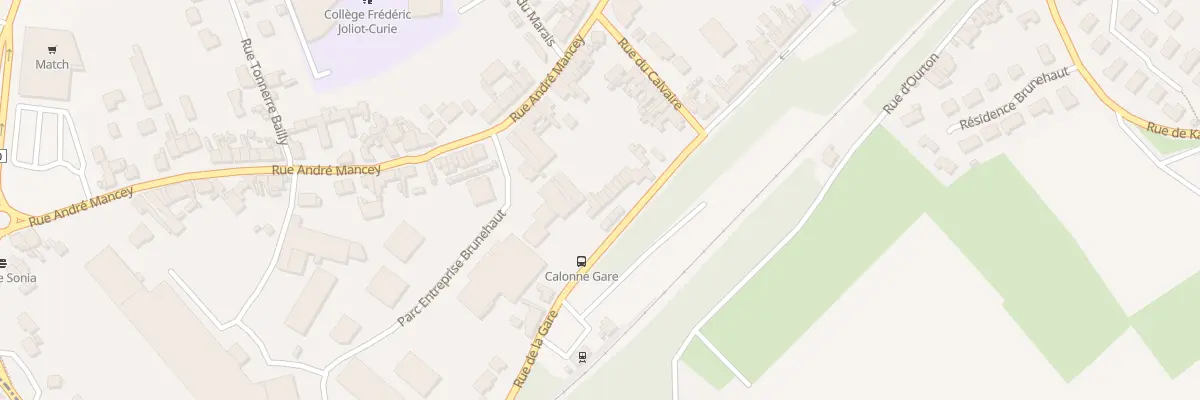 Plan du 22 Rue de la Gare à Calonne-Ricouart