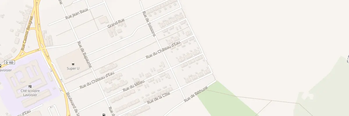 Plan du 124 Rue du Milieu à Auchel