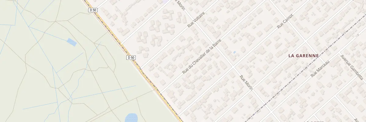 Plan du 11 Rue Chevalier de la Barre à Yerres
