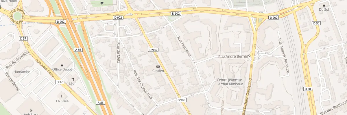 Plan du 34 Av du Gen de Gaulle à Rosny-sous-Bois
