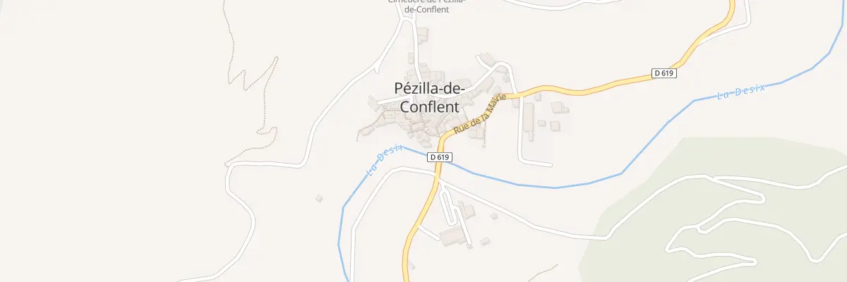 Plan du 39 Le Village à Pézilla-de-Conflent