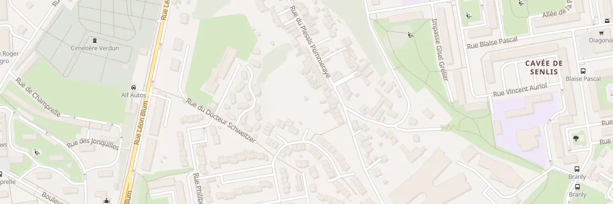 Plan du 60 Rue du Plessis Pommeraye à Creil