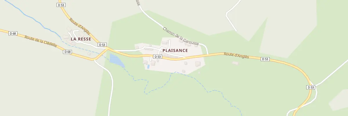 Plan du 151 Rte d’Anglès au Bez