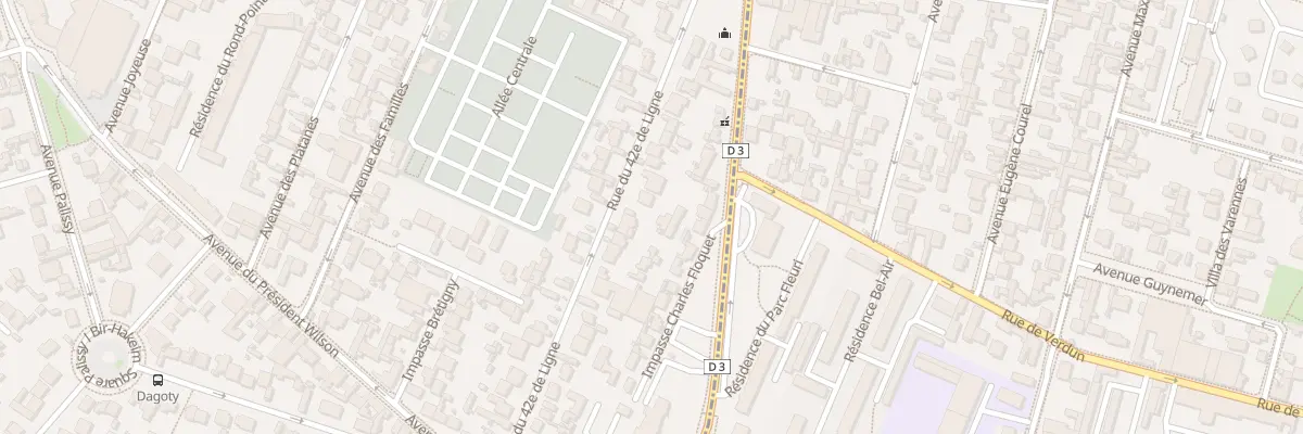 Plan du 29 Rue du 42é de Ligne à Joinville-le-Pont