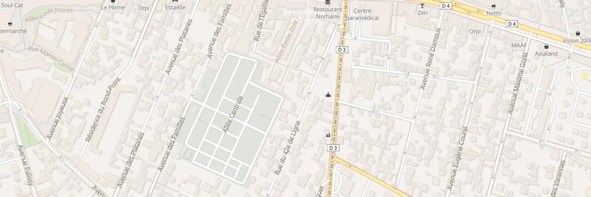 Plan du 26 Rue du 42é de Ligne à Joinville-le-Pont