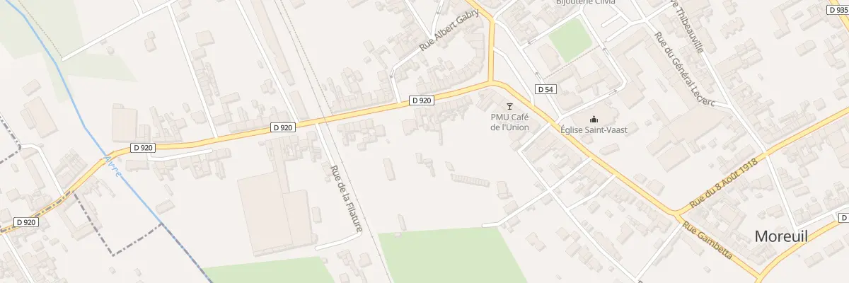 Plan du 13 Rue Pierre Brossolette à Moreuil