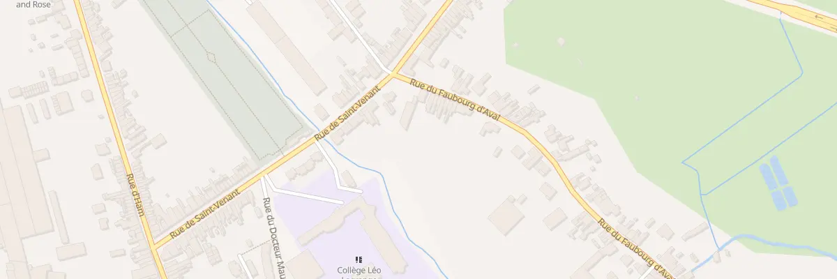Plan du 232 Rue du Faubourg d’Aval à Lillers