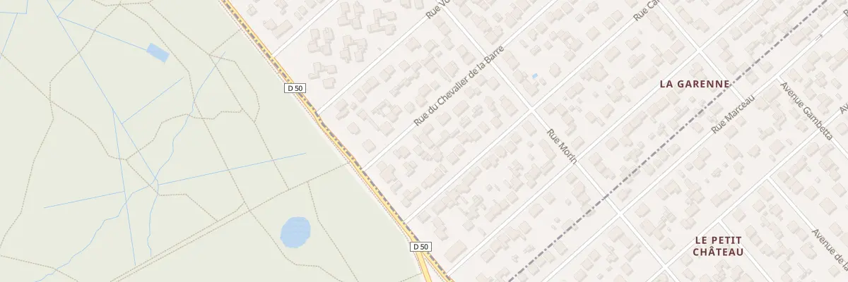 Plan du 8 Rue Chevalier de la Barre à Yerres