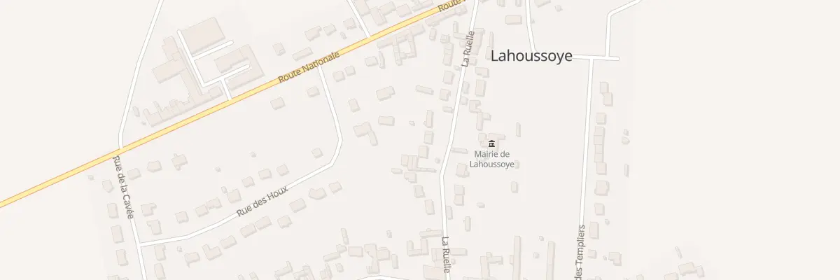 Plan du 164 Vc La Ruelle à Lahoussoye