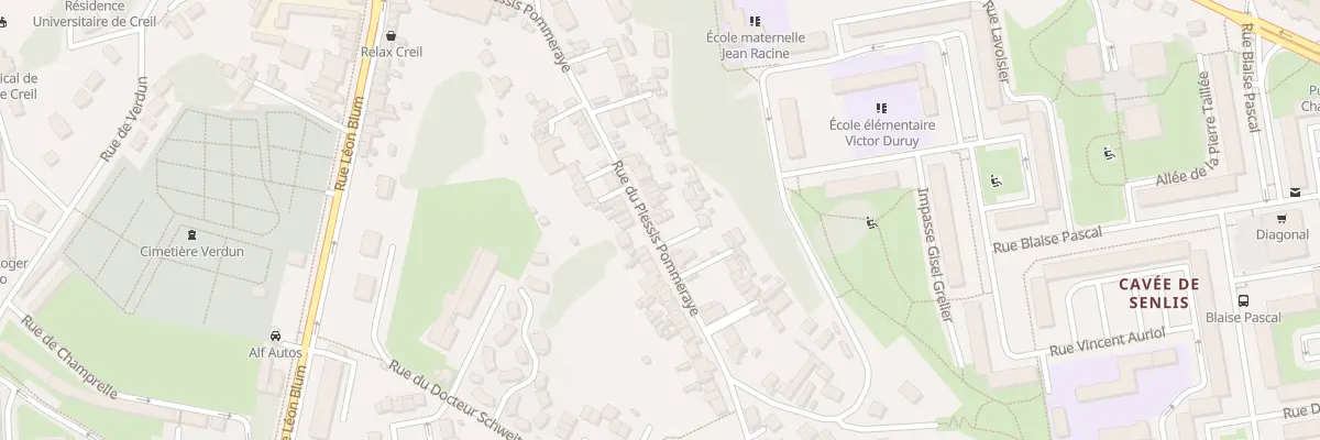Plan du 21B Rue du Plessis Pommeraye à Creil