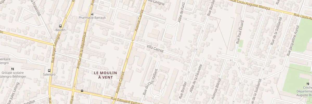 Plan du 10 Vla Carnot à Bondy