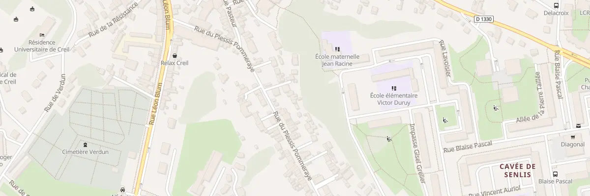Plan du 11B Rue du Plessis Pommeraye à Creil