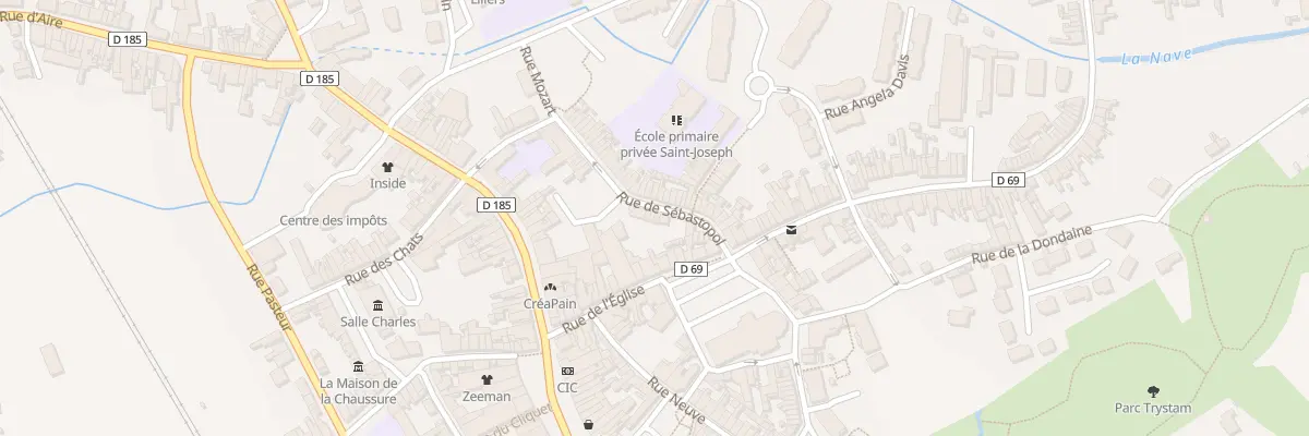 Plan du 33 Rue de Sébastopol à Lillers
